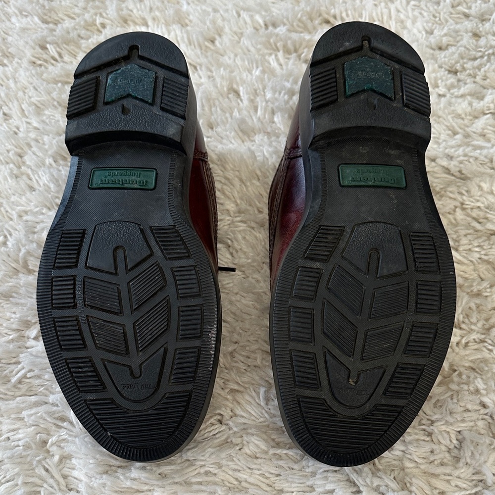 Dunham Ruggards Dark Brown Leather Waterproof Oxford Dress Men’s Shoes Sz 9.5 - Picture 6 of 10